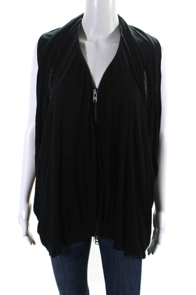 AllSaints Co Ltd Spitalfields Womens Oversized Padma Top Jacket Black Size 12