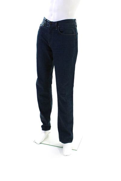 J Brand Men's Button Closure Five Pockets Straight Leg Medium Wash Pant Size 34