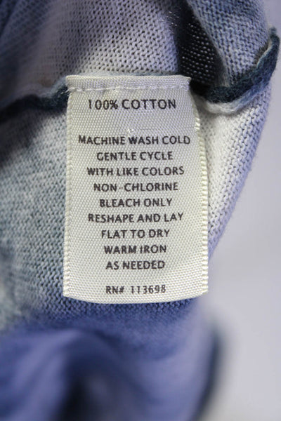 Margaret OLeary J Crew Womens Cotton Tie Dye Buttoned Sweater Blue Size XS Lot 2