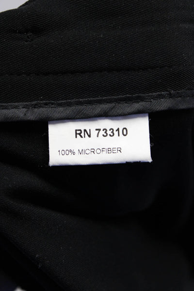 Ivan Grundahl Women's Button Closure Wrap Midi Skirt Black Size 38