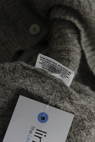 Eileen Fisher Womens Alpaca Button Down Cardigan Sweater Beige Size Extra Small