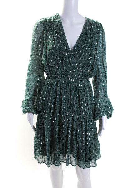 SF/ Z/ O Zara Womens A Line Dresses Green Multi Colored Size 4 Small Lot 2