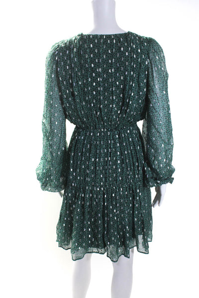 SF/ Z/ O Zara Womens A Line Dresses Green Multi Colored Size 4 Small Lot 2