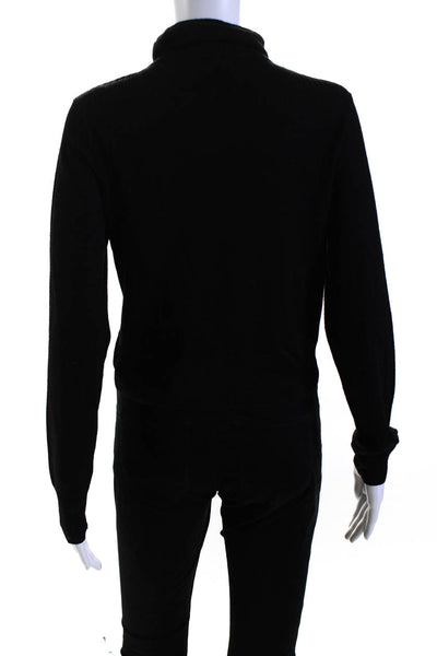 Rag & Bone Women's Turtleneck Long Sleeves Pullover Sweater Black Size M