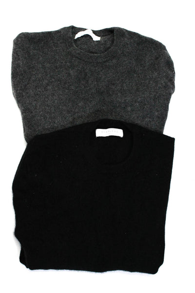 Everlane Womens Cashmere Long Sleeve Pullover Sweaters Black Size XS S Lot 2