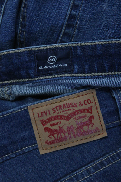 AG Adriano Goldschmied Levis Womens Ballad Shaping Straight Jeans Size 28 Lot 2