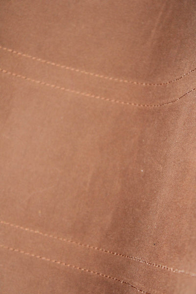 Louis Vuitton Womens Brown Leather Monogram Canvas Keepall 50 Duffle Bag Handbag