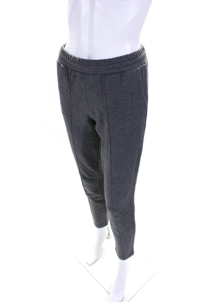 T Alexander Wang Womens Drawstring Sweatpants Gray Cotton Size Extra Small