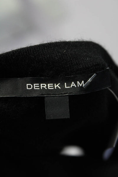 Derek Lam Women's Round Neck Sleeveless Cinch Sweater Black Size S