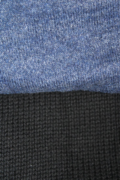 Polo Ralph Lauren J Crew Mens Cotton Long Sleeve Sweaters Black Size L Lot 2
