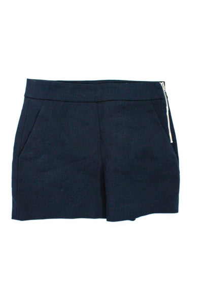 Something Navy Zara Massimo Dutti Womens Top Blazer Shorts Navy Size S 40 Lot 3