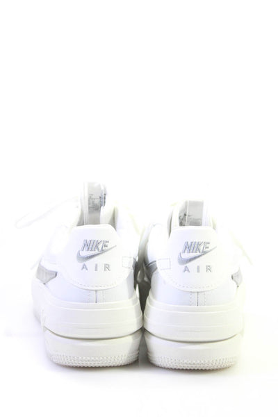 Nike Women's Round Toe Lace Up Leather Rubber Sole Trainer Sneaker White Size 8