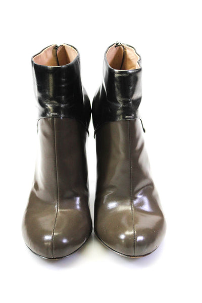Camilla Skovgaard Womens Leather Stiletto Heel Ankle Boots Silver Grey Size 37 7