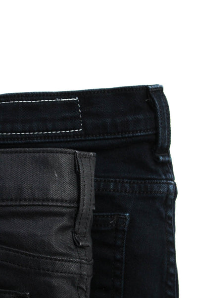 Rag & Bone Womens Dark Wash High Rise Skinny Jeans Blue Size 25 26 Lot 2
