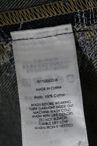Denim & Supply By Ralph Lauren Womens Denim Jacket Blue Size Extra Extra Small
