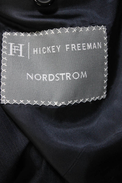 Hickey Freeman for Nordstrom Mens Two Button Blazer Blue Size 38
