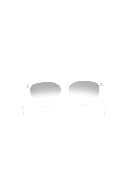 Selima Optique Womens Textured Cat Eye Sunglasses White