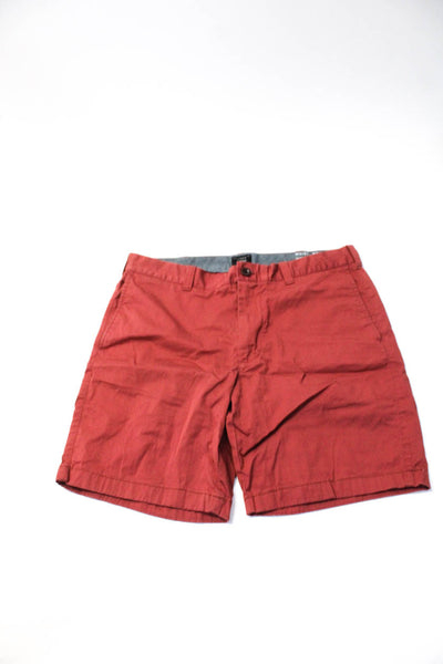 Bonobos J. Crew Mens Pleated Front Four Pocket Casual Shorts Size 33-34 Lot of 4