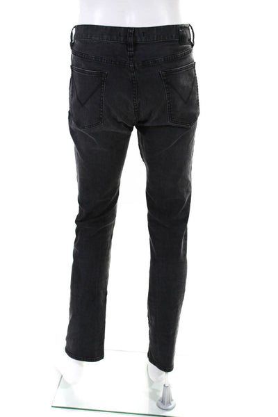 John Varvatos Star USA Men's Straight Leg Five Pockets Jean Pant Black Size 36
