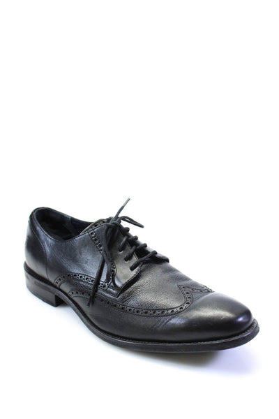 Cole Haan Women's Round Toe Lace Up Leather Oxford Dress Shoe Black Size 13