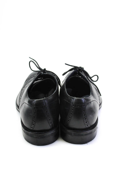 Cole Haan Women's Round Toe Lace Up Leather Oxford Dress Shoe Black Size 13