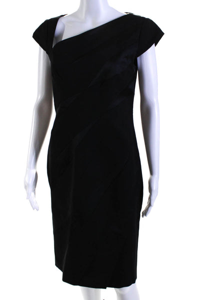 Karen Millen Womens Wool Blend Geometric Print Three Piece Suit Set Black Size 8