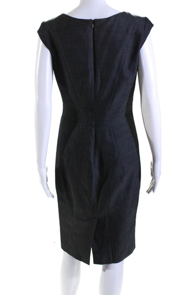 Karen Millen Womens Wool Blend Notch Collar Three Piece Suit Set Gray Size 8