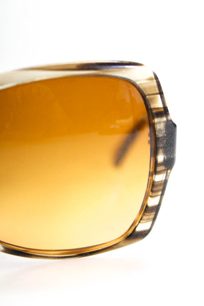Salt Optics Womens Nikki Oversize Square Semi Transparent Sunglasses Brown