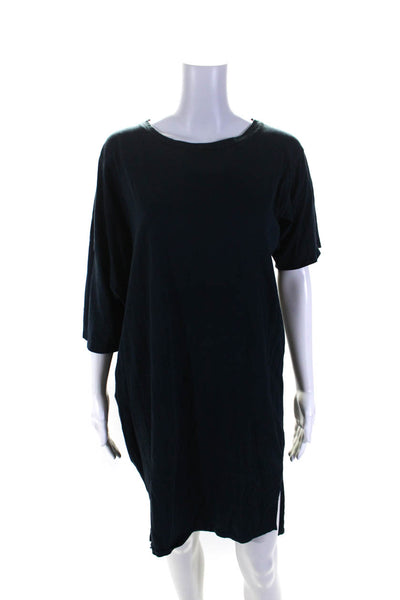 Oak Womens Cotton Short Sleeve Round Neck Tshirt Dress Blue Size M Lot 2