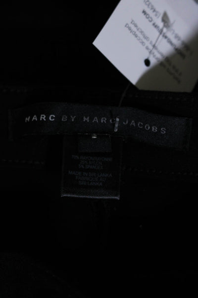 Marc By Marc Jacobs Womens Tapered Five Pocket Skinny Jean Denim Black Size 2