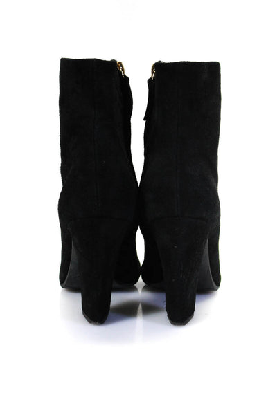 Giuseppe Zanotti Design Womens Almond Toe Block Heel Ankle Boots Black 41 11