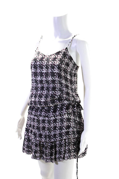 Derek Lam 10 Crosby Women's Tiered Drop Waist Multicolor Mini Dress Size 0