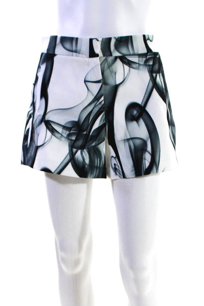 Maje Womens Button Closure Pockets Abstract Print Flat Front Dress Short Size 36