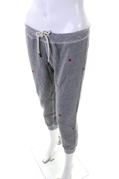 The Great Women's Drawstring Waist Tapered Leg Jogger Pant Gray Size 0