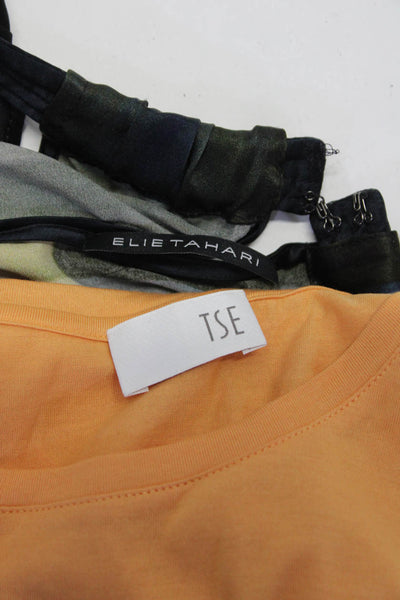 Tse Elie Tahari Womens Tank Top T-Shirt Peach Size XL Lot 2