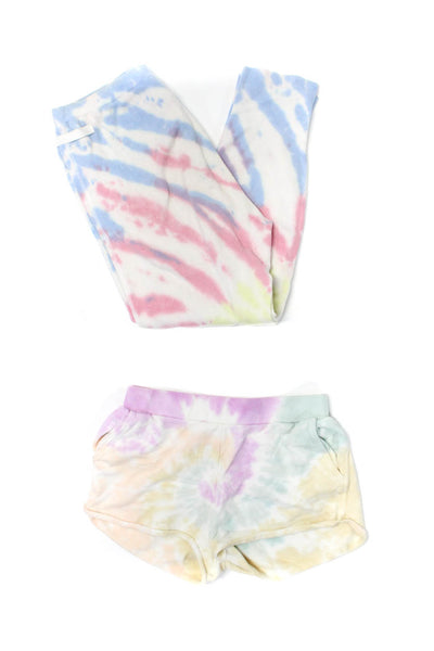 525 Womens Tie Dye Print Shorts Pants Multi Colored Size Small Medium Lot 2