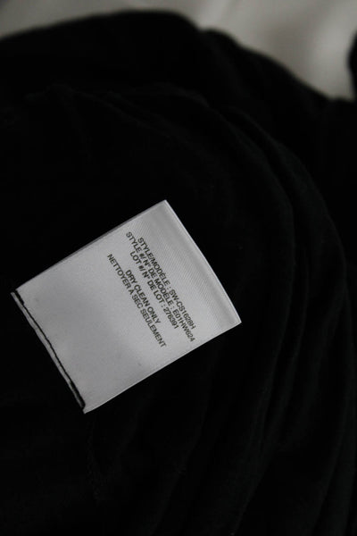 Helmut Lang Womens Sleeveless Knotted Jersey Midi Sheath Dress Black Size Small