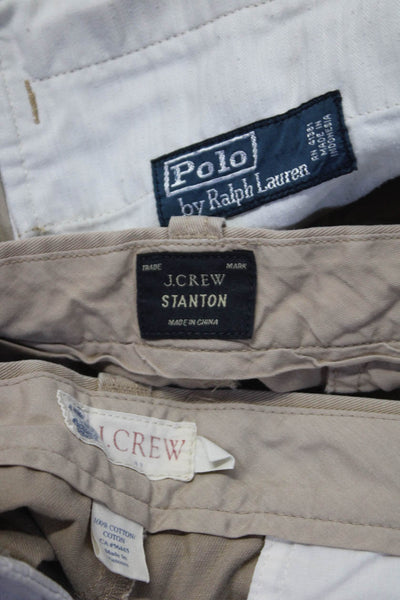 Polo Ralph Lauren J Crew Mens Chinos Shorts Beige Size 36 34 35 Lot 3