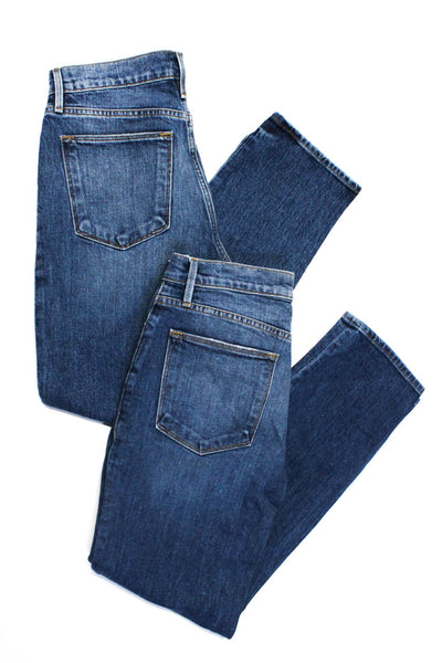Frame Womens Straight Leg Jeans Pants Blue Size 26 Lot 2