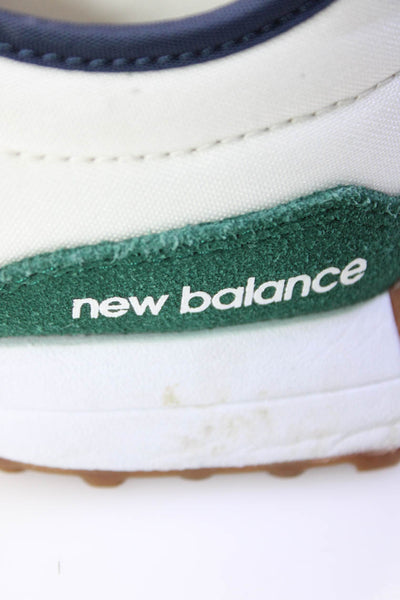 New Balance Womens Lace Up Side Logo Trainers Sneakers White Multi Size 3
