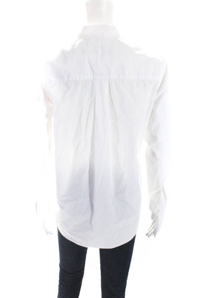 Eileen Fisher Womans Button Down Collared Long Sleeve Blouse Size XS