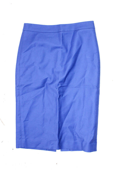 J Crew Womens Sateen Pencil Skirt Knit Pleated A Line Skirt Size 6 Medium Lot 2