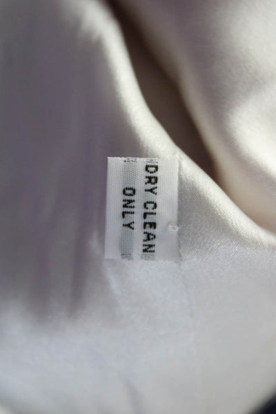 Tom And Linda Platt Womens Floral Print Back Zip A-Line Midi Dress White Size 16