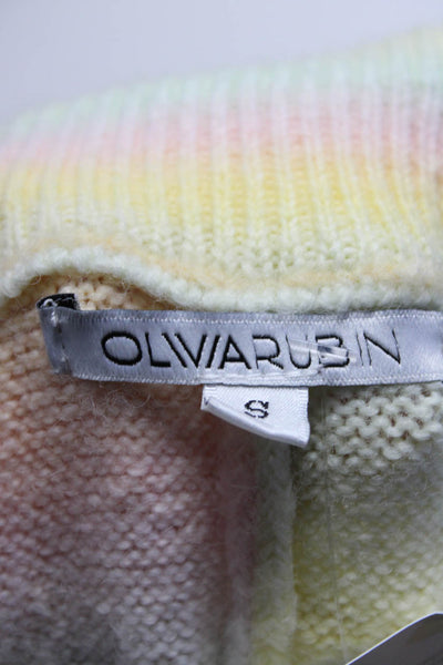 Olivia Rubin Womens Pastel Gradient Knit Lounge Pants Pink Green Yellow Small