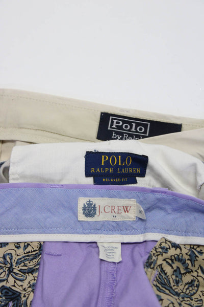 J Crew Polo Ralph Lauren Mens Cotton Buttoned Shorts Beige Size EUR36 Lot 3