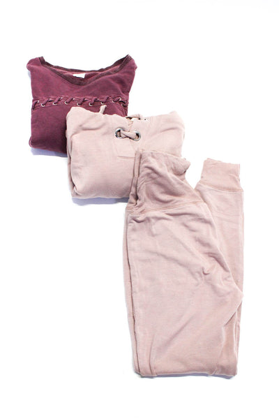Sundry Beyond Yoga Womens Sweatshirt Top Lounge Set Purple Pink Size 1 S Lot 2
