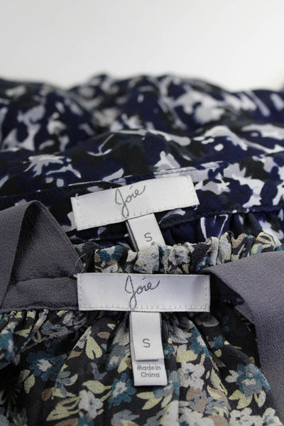 Joie Womens Silk Floral Print V-Neck Tank Top Blouse Multicolor Size S Lot 2