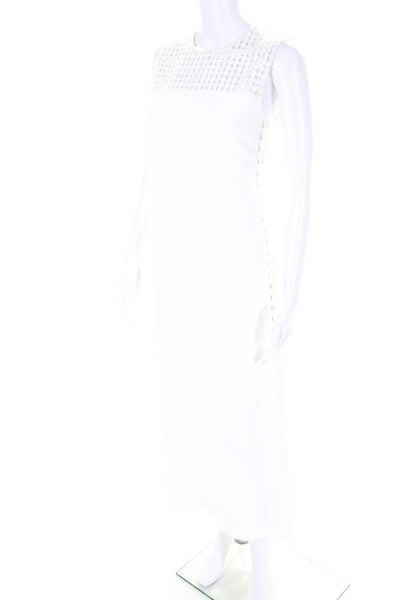 Akris Punto Bergdorf Goodman Knit Strap Womens Sleeveless Back Zip Dress