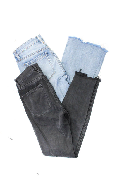 BLANKNYC Frame Womens Distressed Five Pocket Bootcut Jeans Blue Size 26 Lot 2