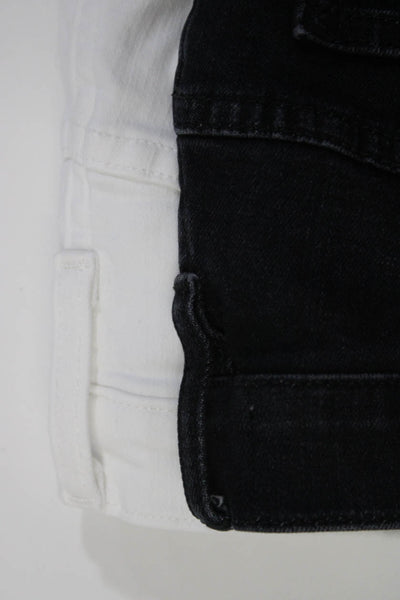 J Crew Womens Vintage Straight Billie Demi Boot Crop Jeans Gray White 27 Lot 2